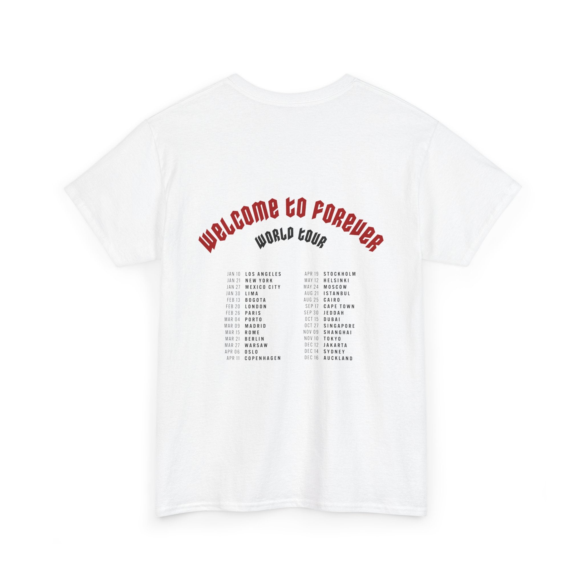 Ride or Die Skull Tee — "Welcome to Forever" Tour Graphic Shirt