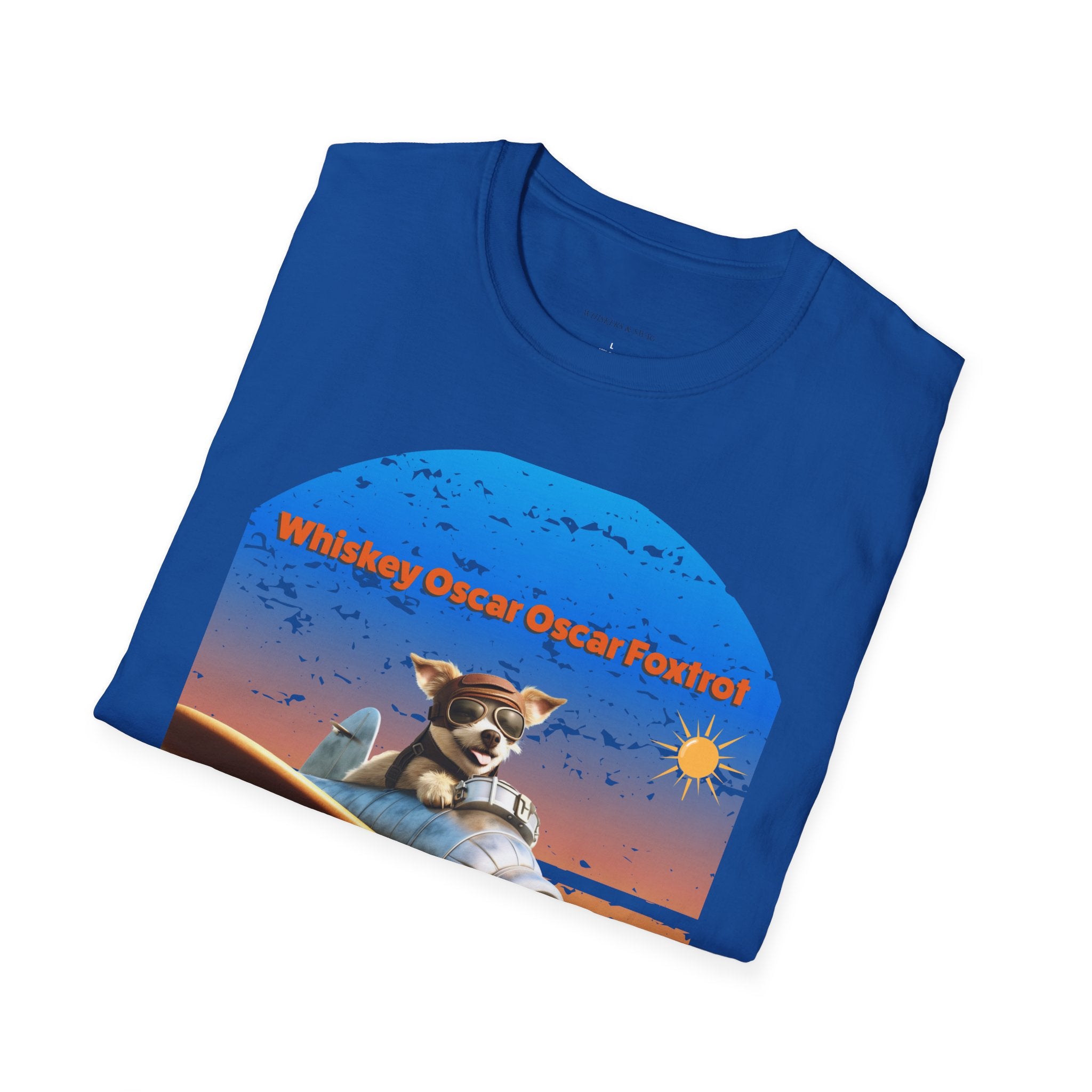 Retro Pilot Dog T-Shirt, Vintage Airplane Tee