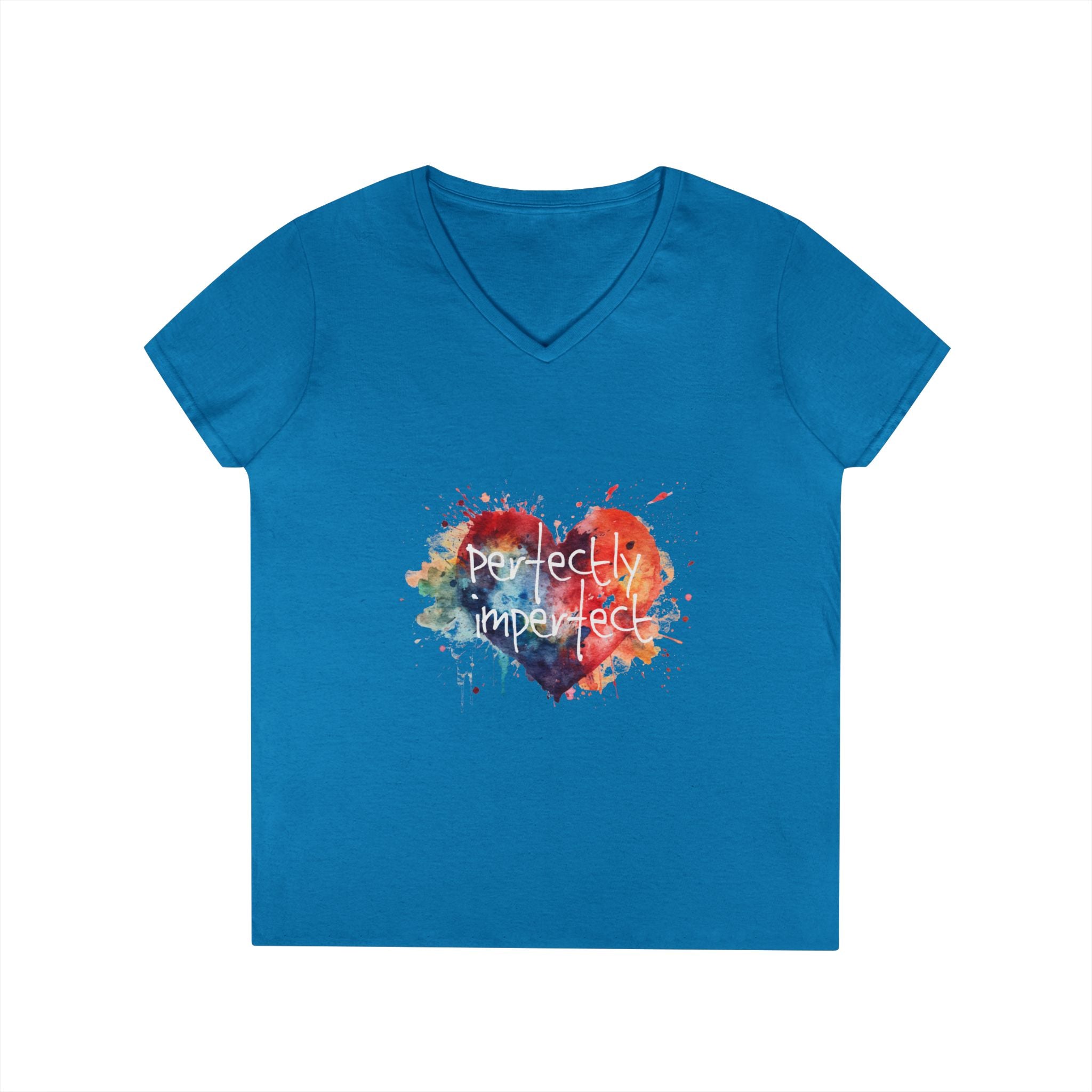 Perfectly Imperfect Heart V-Neck Tee