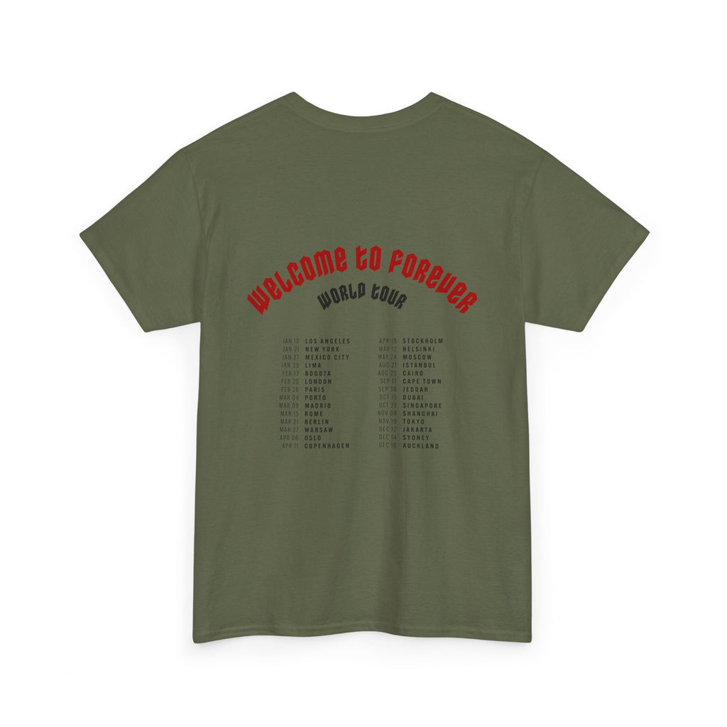 Ride or Die Skull Tee — "Welcome to Forever" Tour Graphic Shirt