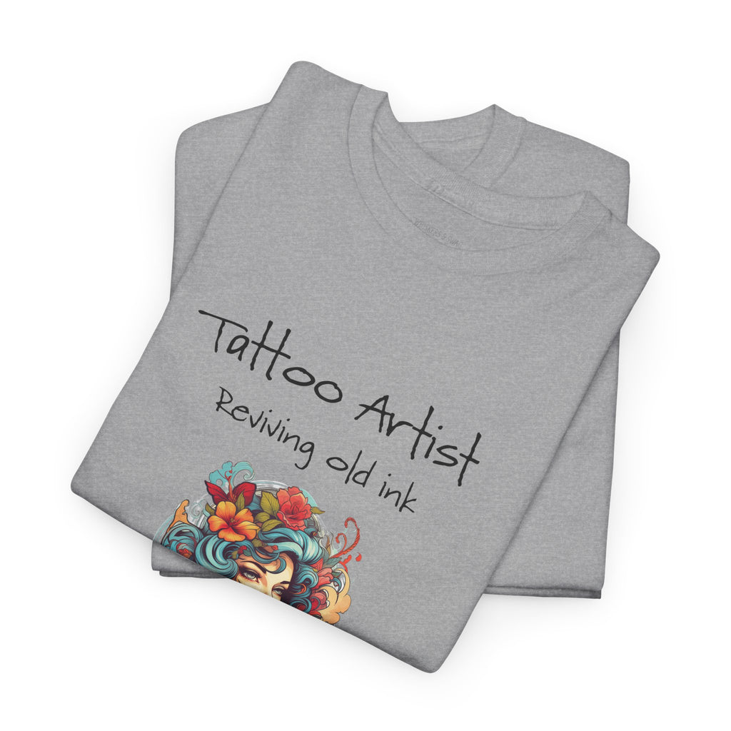 Tattoo Artist - Reviving Old Ink, One Line at a Time.