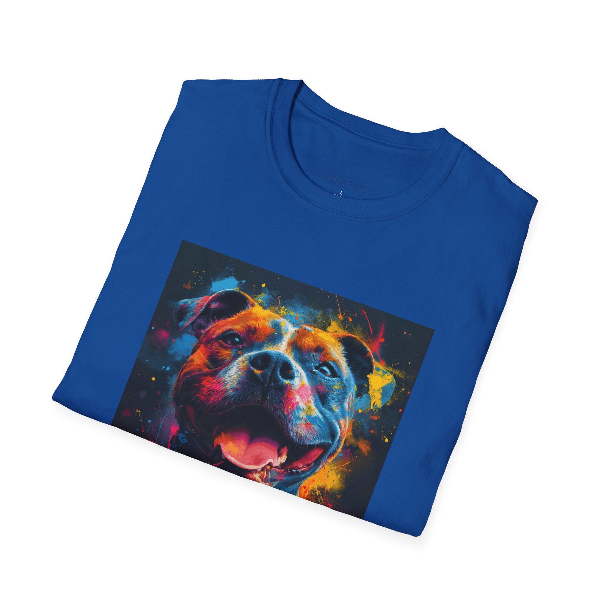 Pitbull Galaxy Pop Art T-Shirt