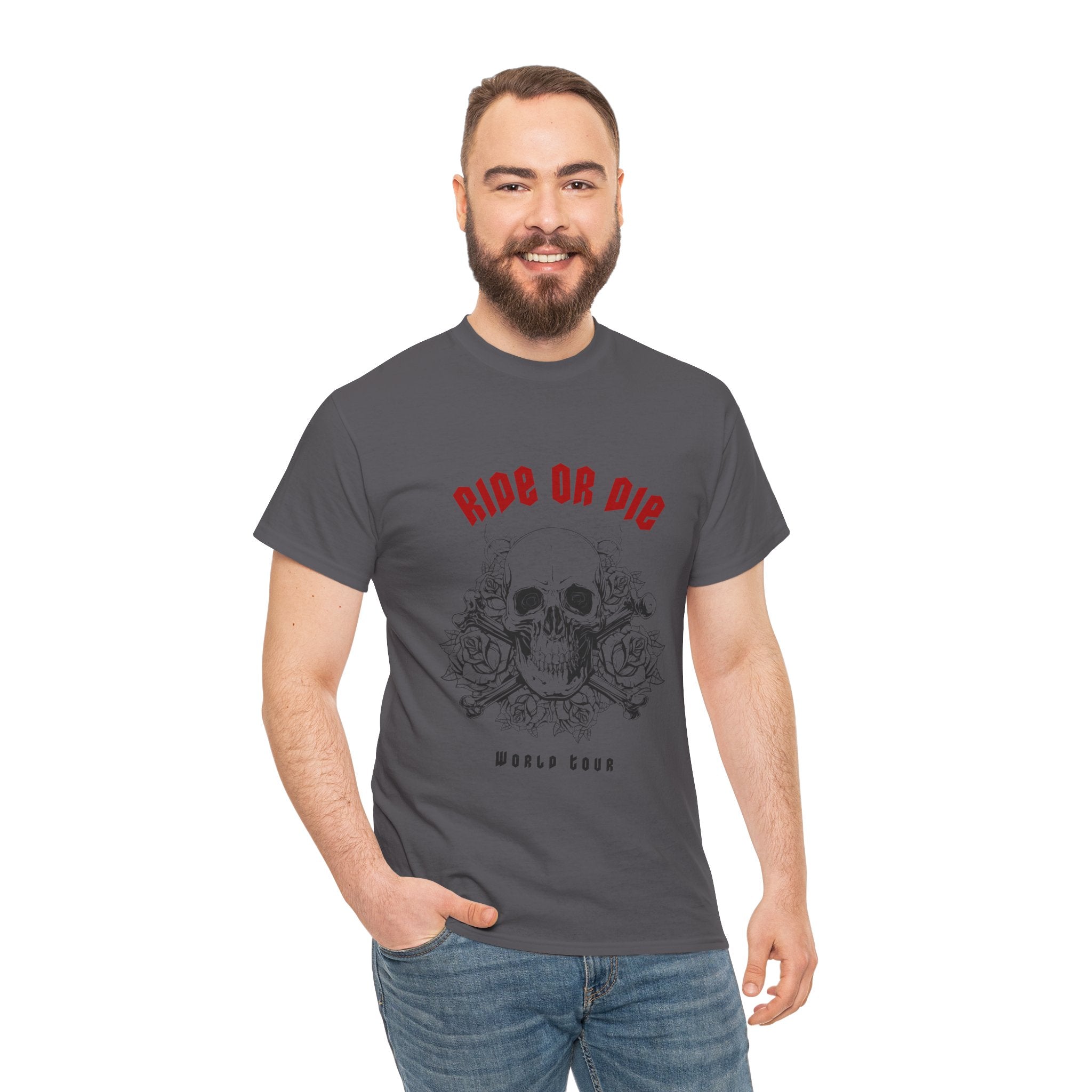 Ride or Die Skull Tee — "Welcome to Forever" Tour Graphic Shirt