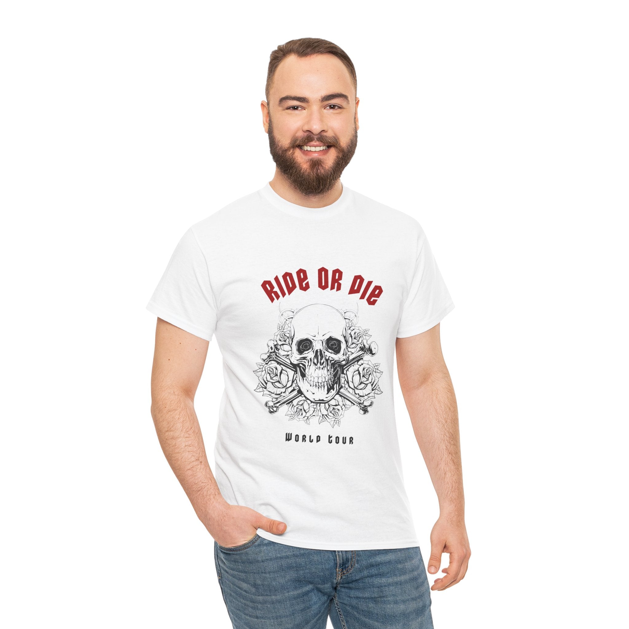 Ride or Die Skull Tee — "Welcome to Forever" Tour Graphic Shirt