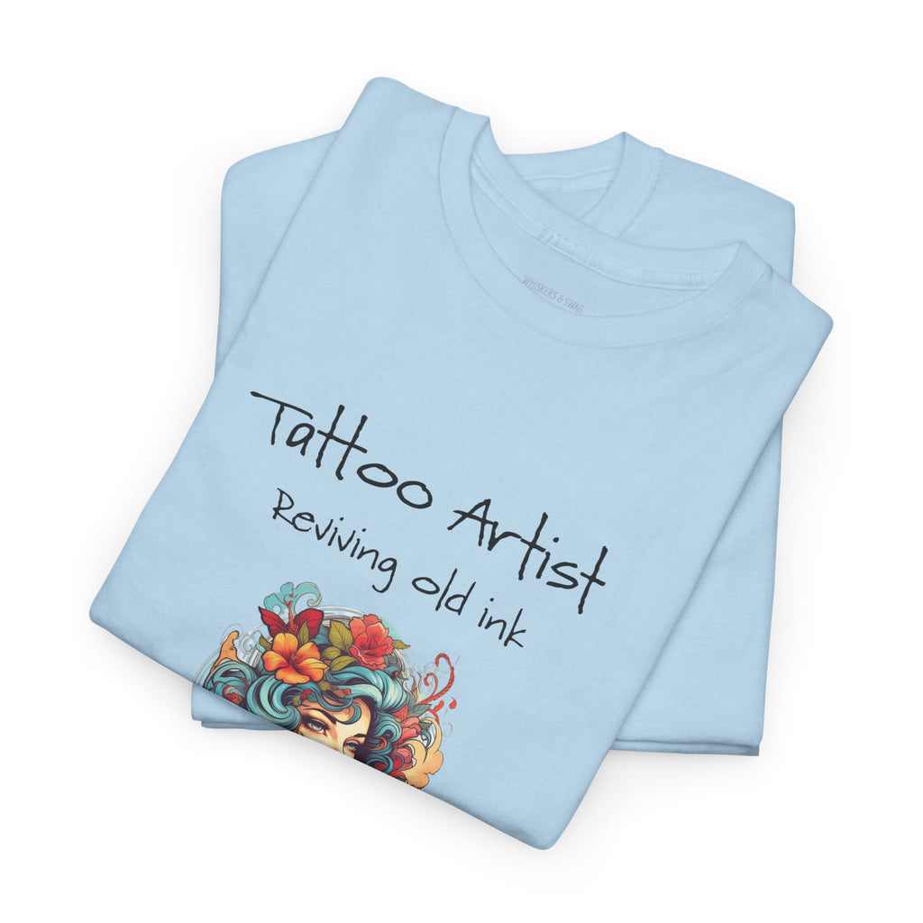 Tattoo Artist - Reviving Old Ink, One Line at a Time.