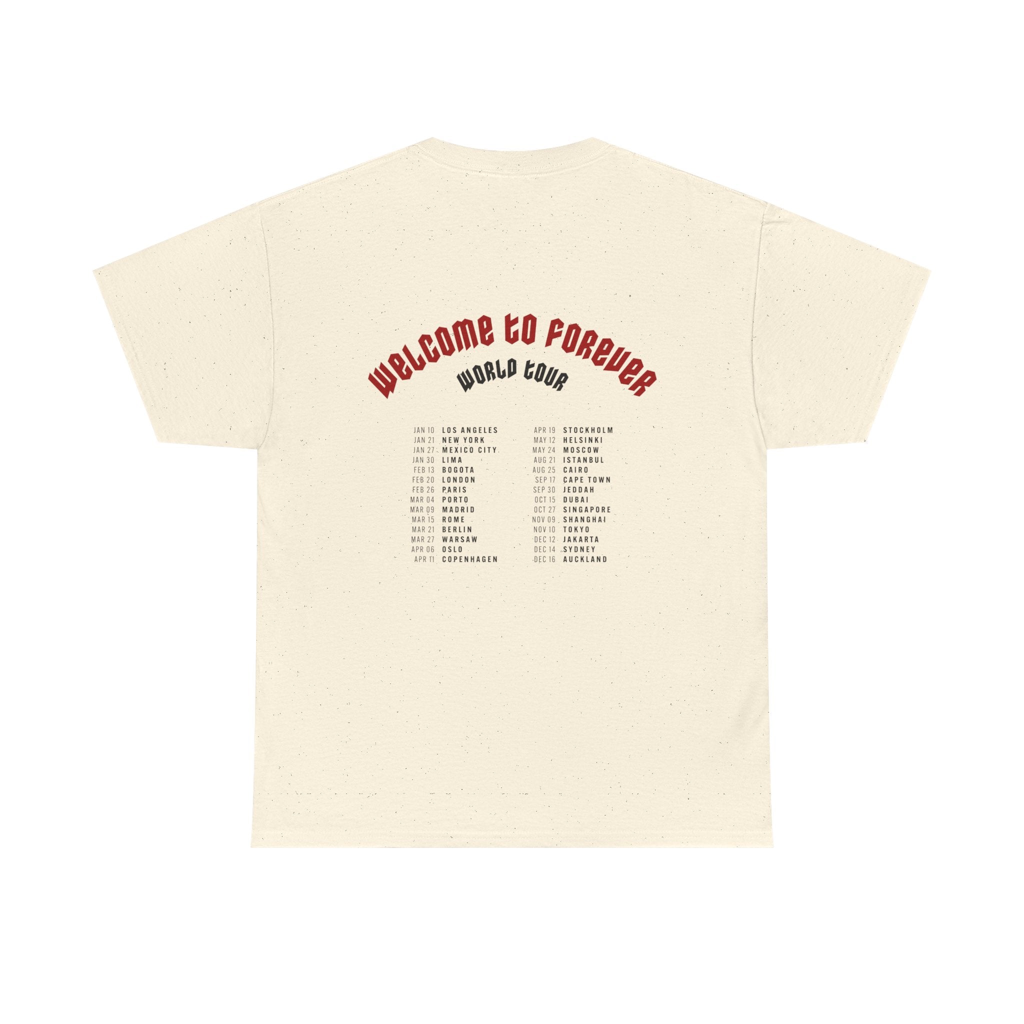 Ride or Die Skull Tee — "Welcome to Forever" Tour Graphic Shirt