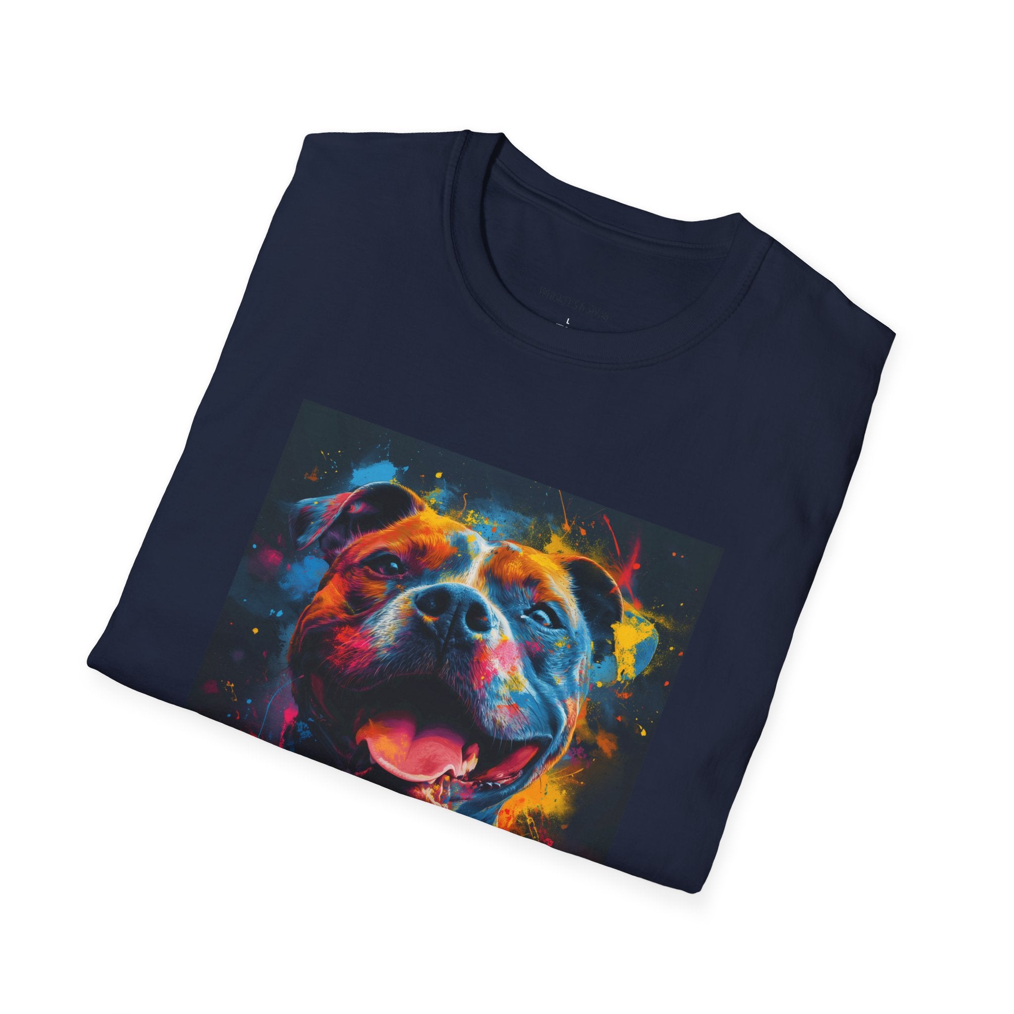 Pitbull Galaxy Pop Art T-Shirt