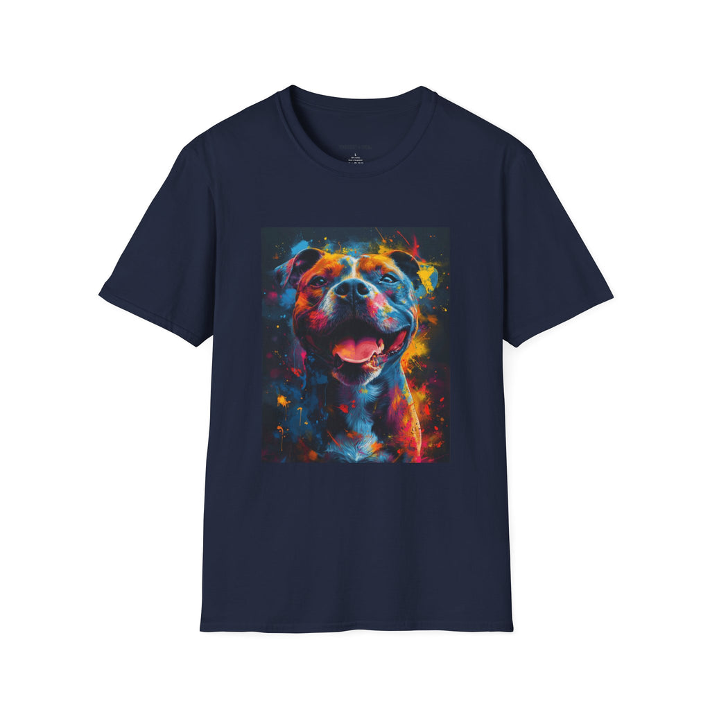 Pit Bull Galaxy Pop Art T-Shirt