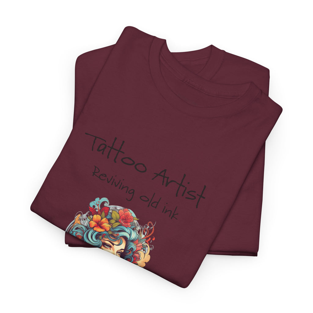 Tattoo Artist - Reviving Old Ink, One Line at a Time.